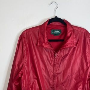 🎱Adorable Classic red Ralph Lauren Raincoat!